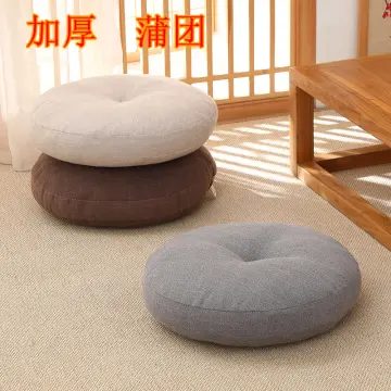 Square Floor Seat Pillows Cushions, Soft Thicken Yoga Meditation Cu