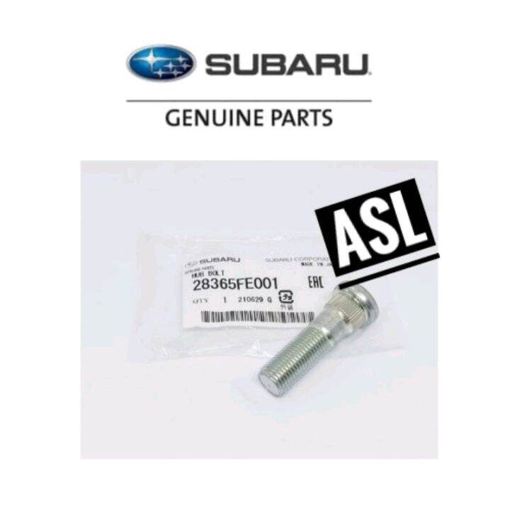 Genuine Subaru 28365FE001 Wheel Stud 28171AJ001 Wheel Nut Bolt Impreza
