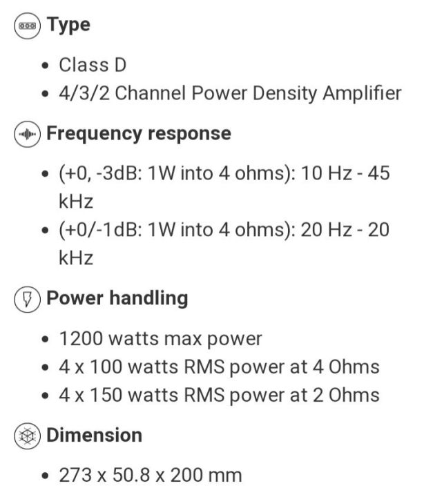alpine-power-amp-ra60f-กำลัง100wx4-ของแท้มีประกันจากบริษัท-alpine-thailand