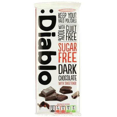 Diablo Sugar Free Dark Chocolate &amp; orange chocolate ดิอาโบโล ช็อกโกแลต