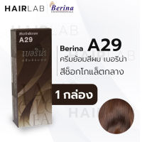 ครีมเปลี่ยนสีผม เบอริน่า A29 สีช็อกโกแลตกลาง(Berina A29 medium chocolate color)