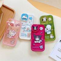 เคสโทรศัพท์มือถือ แบบกระจกแต่งหน้า พร้อมขาตั้ง ลายการ์ตูนน่ารัก สําหรับไอโฟน 7PLUS / 8PLUS / XR / I11 / I12 / I12PROMAX