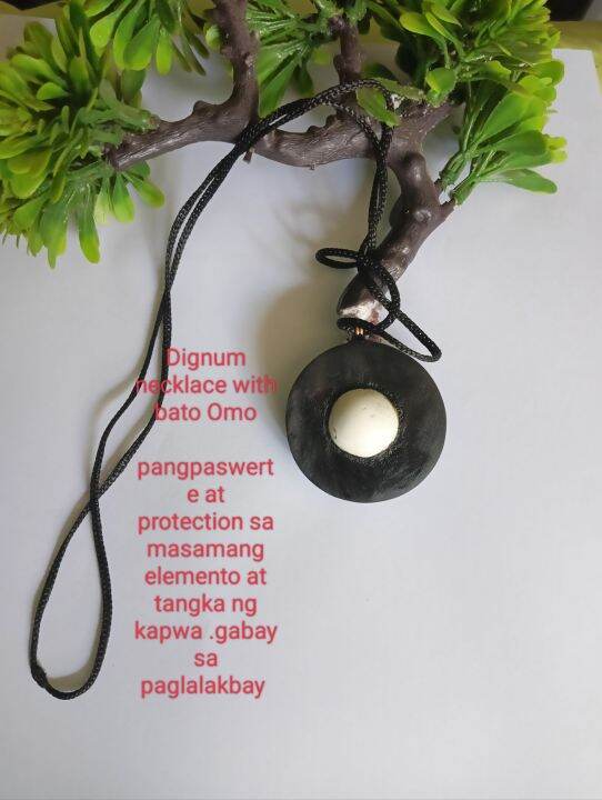 Dignum necklace with bato Omo blessed and ritualized Lazada PH