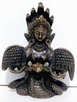 Bronze Statue Of Goddess Nag Kanya(Snake Lady) 11cm