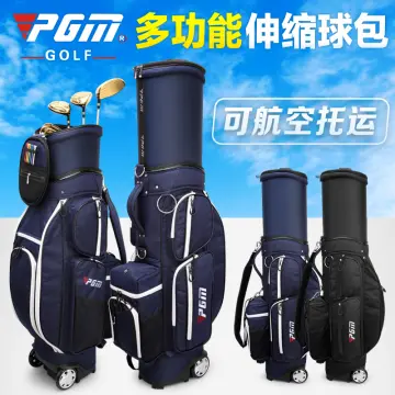 PGM Men's Golf Bag Telescopic Standard Bag Stereo Die Four Wheel Flat Push  Air Consignment M22QB03 - AliExpress