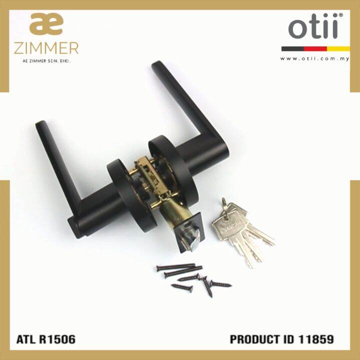 AE Zimmer Otii ATL R1506 Tubular Level Lock_SS(11870) & MB(11859) Lazada