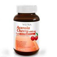 อะเซโรลล่าเชอร์รี่ วิสทร้า 1,000 มก. ขนาด 60 เม็ด VISTRA Acerola Cherry 1,000 mg