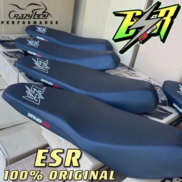 ESR MOTOR 100 ORIGINAL CARBON SEAT RACING NEW MODEL 2021 CURVE FLAT Y15ZR LC135 V2 V6 RS150