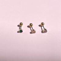 Confetti Sunday Heart Shape Barbell earring