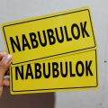 GARBAGE LABEL NABUBULOK AT DI-NABUBULOK SIGN PVC TYPE | Lazada PH