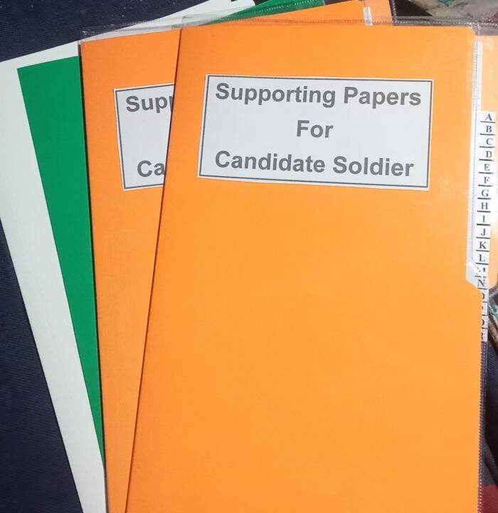 Customized FOLDER WITH or WITHOUT print ( PLASTIC and TABBINGS included