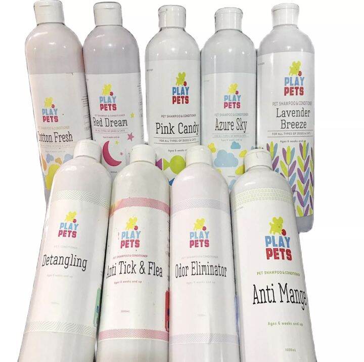 PLAY PETS SHAMPOO 1000mL FOR DOGS AND CATS Lazada PH