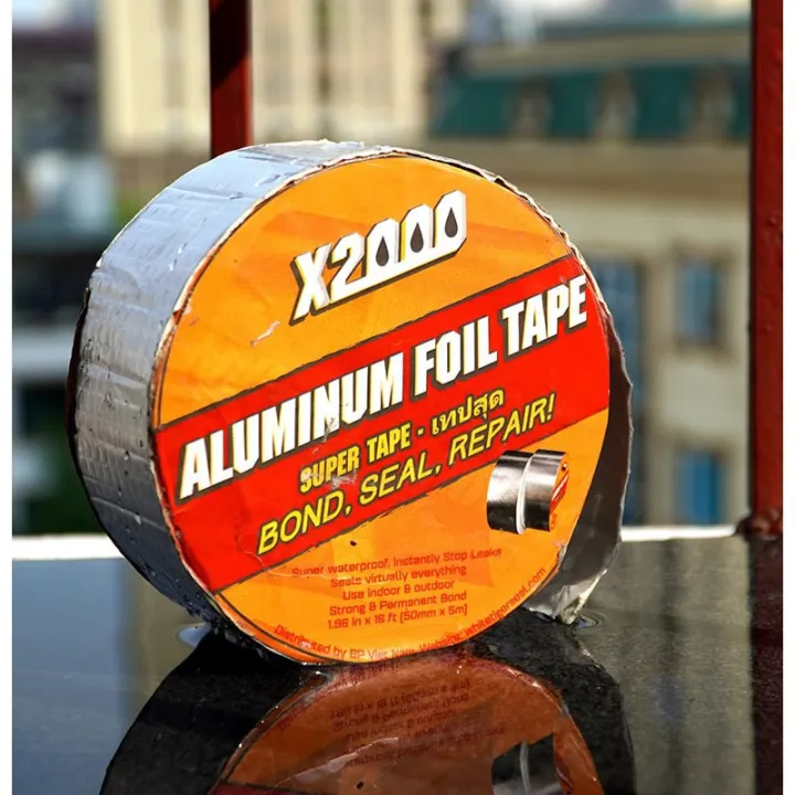 Butyl Waterproof Tape，Leak Proof Long Lasting Aluminum Foil Tape Leak