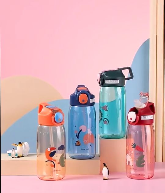 400ml/550ml High Quality Tritan Material Kids Water Bottle With