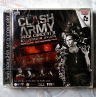 ? VCD  CLASH ARMY ROCK CONCERT II ใหม่ มือ 1,อยู่ในซีล