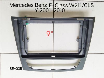 หน้ากากวิทยุ Mercedes Benz E-CLASS W211CLS C-Class C219 ปี 2001-2009 สำหรับเปลี่ยนจอ android9