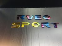 โลโก้แปะ ฝากระโปรงหน้า REVO SPORT สีรุ้ง