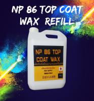 Np 86 Top Coat Wax Refill กลิ่น แบ็คไอช์หอมสดชื่นผลิตภัณฑ์เคลือบเงาภายในเช่นเบาะหนังชิ้นพลาสติกไฟเบอร์ใช้งานได้เอนกประสงค์เช่นยางรถยนต์ไม่ก่อให้เกิดอาการแพ้ขนาด5ลิตร