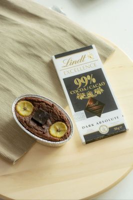 Choco Banana เค้กกล้วยหอม รสช็อกโกแลต สูตรคลีน ไม่ผสมแป้ง/น้ำตาล/นมเนย ขนาด 100กรัม