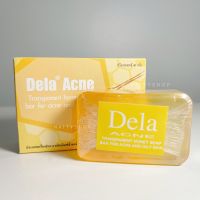 Dela Acne Soap สบู่ดีลา-แอคเน่ สบู่น้ำผึ้ง ลดสิว ความมัน 40g