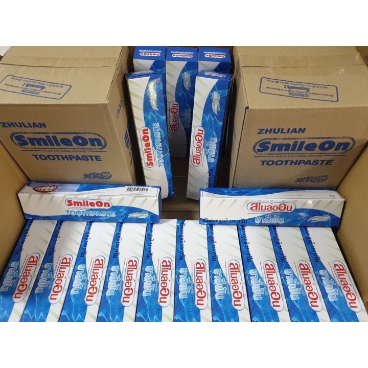 1-หลอด-ยาสีฟันสไมล์ออน-smileon-250grams-แท้100