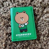? [พร้อมส่ง] กระเป๋าเขียวใส่พาสปร์อต Line Friends Thailand collection / Starbucks แท้?‼️