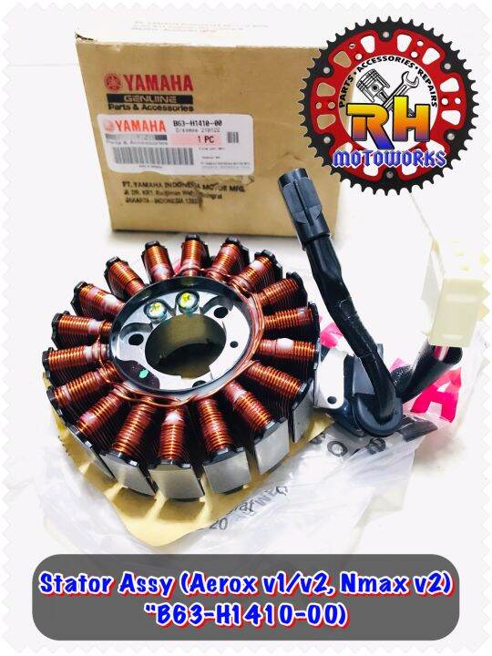 Stator Assy for Aerox v1/v2, Nmax v2 (B63H141000/ B6HH141000