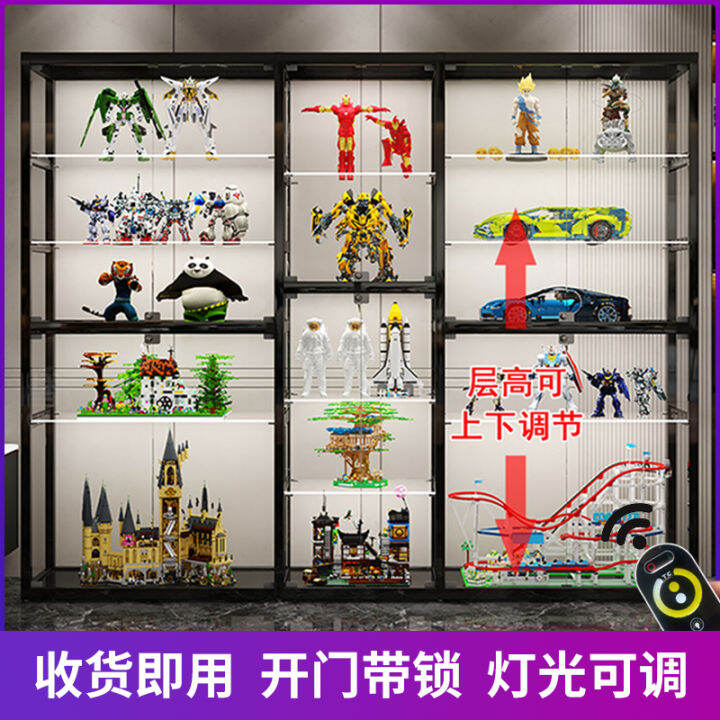 Hand-Made Display Cabinet Gundam Lego Model Statue Glass Display ...