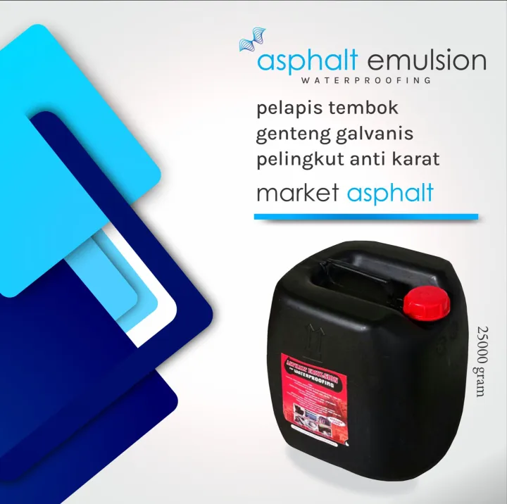 Cat Pelapis Anti Bocor Aspal Cair Asphalt Emulsion 25 Kg Lazada Indonesia 5148