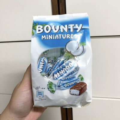 Bounty Miniatures บาวน์ตี้ ช็อกโกแลตสอดไส้มะพร้าว 150g