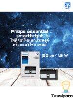 Philips Essential SmartBright Solar Wall Light BWS 010 100lm/1.0w ไฟติดผนังเอนกประสงค์ พร้อมแผงโซลาร์ 1.0 วัตต์ ทัศศิพร Tassiporn