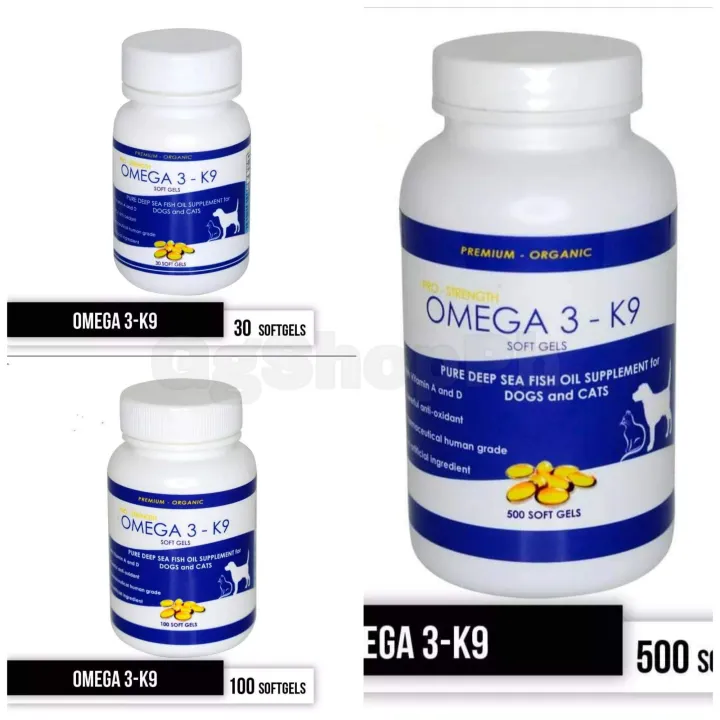 Omega 3K9 Fish Oil Supplement Softgel for Dog and Cat Lazada PH