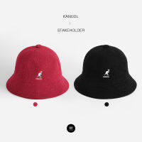 Kangol หมวกบักเก็ตจิงโจ้ผ้าขนหนูทรงโดมหมวกบักเก็ตผ้าตาข่ายทรงแปดเหลี่ยมสำหรับคู่รักชายหญิงแบบเดียวกับสตรีทแดนซ์