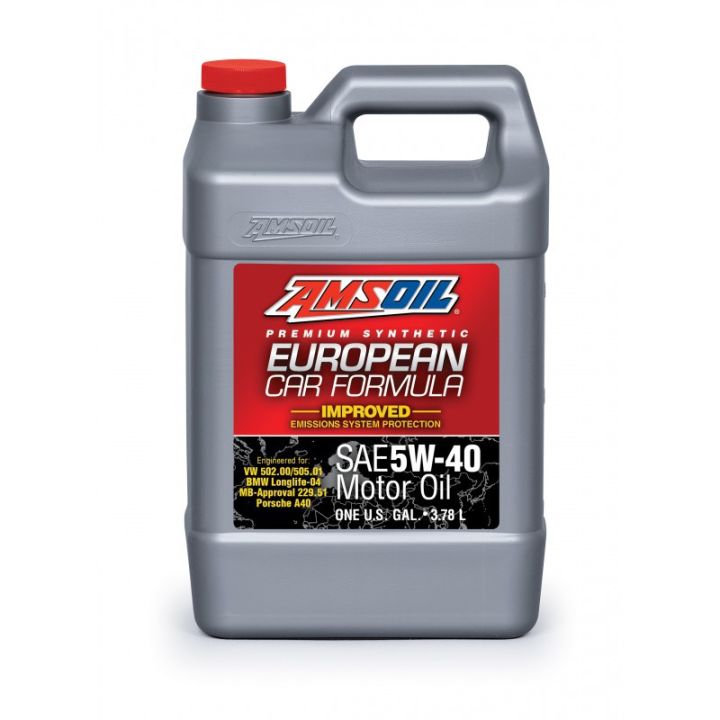 น้ำมันเครื่อง Amsoil European Car Formula MID SAPS 5W-40 Synthetic Motor Oil ขนาดแกลลอน 3.7 ลิตร