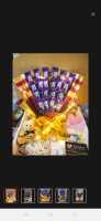 Cadbury chocolate bouquet with led lights bear