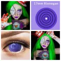 [READY STOCK SHIP FROM 🇲🇾] SCLERA 17MM / COSPLAY 14MM Sharingan Rinegan Violet colored cosplay anime contact lens. 