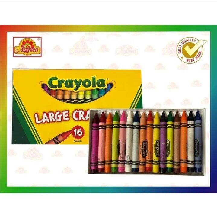 Crayola Large Crayons 16 pcs Lazada PH