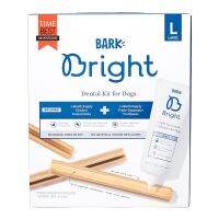 ชุดขนมขัดฟันและยาสีฟันสุนัข Bark Bright Dental Kit for Dogs 1-Month Supply ขนาด Large สำหรับสุนัข นน.มากกว่า 23 kg ขึ้นไป