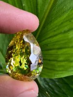 Green Decoration Art Supply  หนักรวม 100 กะรัต พลอย เพชรรัสเซีย  30x20 มม (1 เม็ด) AAA CUBIC ZIRCONIA CZ PEAR SHAPE 18x25MM (1PCS) 3x2 เซนติเมตร