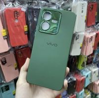 เคสกำมะหยี่สี ขอบโครเมี่ยมมีโลโก้✨สำหรับรุ่น ViVO Y22/Y22s?พร้อมส่งในไทย???