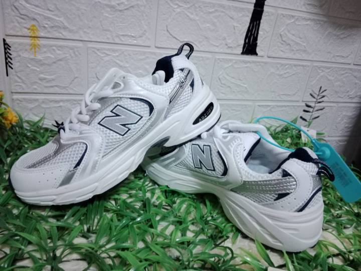 รองเท้าผ้าใบ-nb-530รองเท้ามือ1สีขาวดำ-รองเท้าใส่เล่นกีฬา-มีไซส์37-45