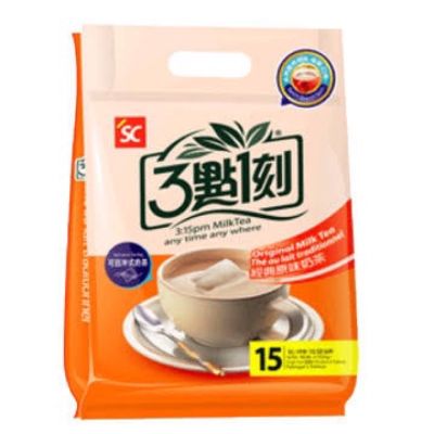 ✅ ชานมไต้หวัน［3:15PM]3點1刻奶茶 พร้อมชง ชงซํ้าได้แพ็ค15ซอง