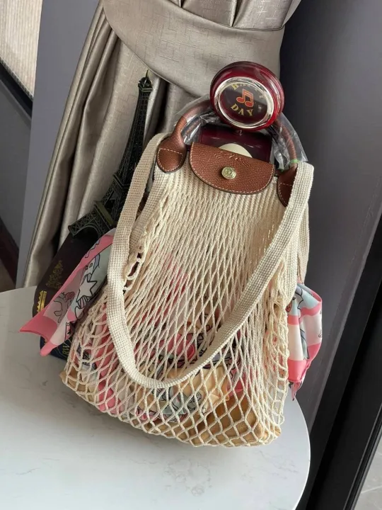 LONGCHAMP LE PLIAGE FILET TOP HANDLE BAG Lazada.co.th
