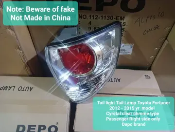 Shop Toyota Fortuner 2015 Tail Light online | Lazada.com.ph