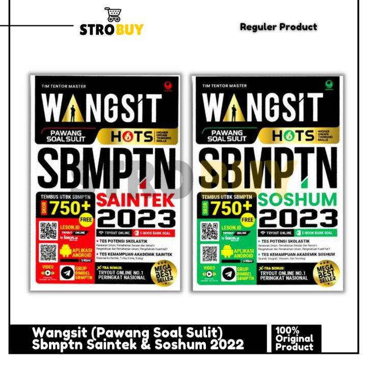 Buku Wangsit (Pawang Soal Sulit) Sbmptn Saintek Dan Soshum 2023 ...