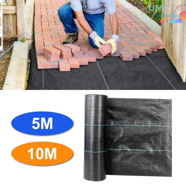 5/10M Degradable Film Black Weeds Control Barrier Fabric Weeding Cloth