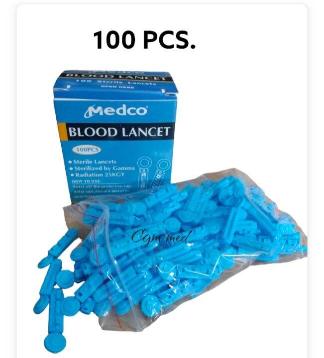 BLOOD LANCETS 100 PCS. Lazada PH
