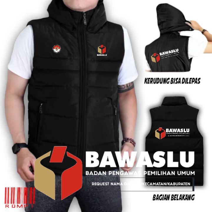 Jaket Rompi Bawaslu Pps Keren Kwalitas Premium Cocok Seragam Panitia