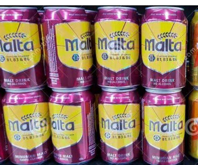 Malta nonalcoholic malt drink 12 cans Lazada.co.th