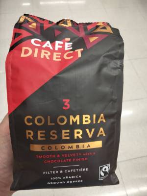Cafe Direct Colombia Reserva Roast And Ground Coffee227g.  กาแฟโคลัมเบีย กาแฟคั่วบด  คั่วเข้มระดับปานกลาง227กรัม